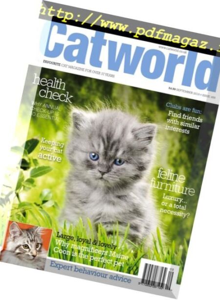 Cat World – September 2018 Cover