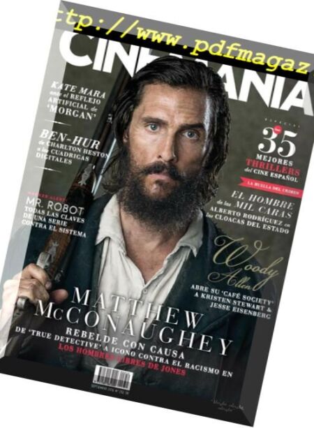 Cinemania – agosto 2016 Cover