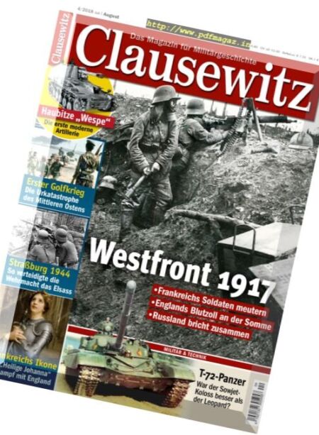 Clausewitz – Juli-August 2018 Cover
