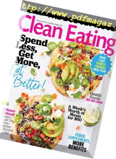 Clean Eating – September 2018 Cover