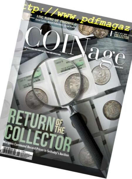 COINage – August 2018 Cover