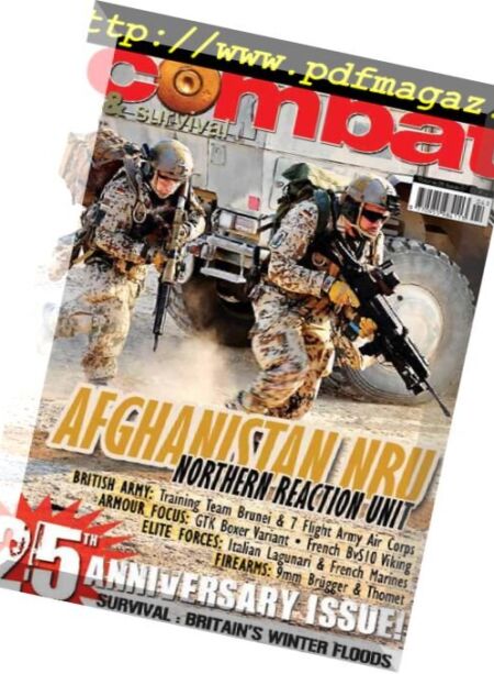 Combat & Survival – April 2014 Cover
