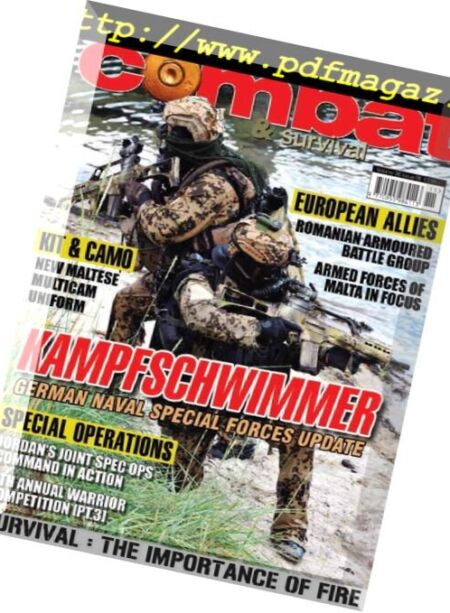 Combat & Survival – November 2014 Cover