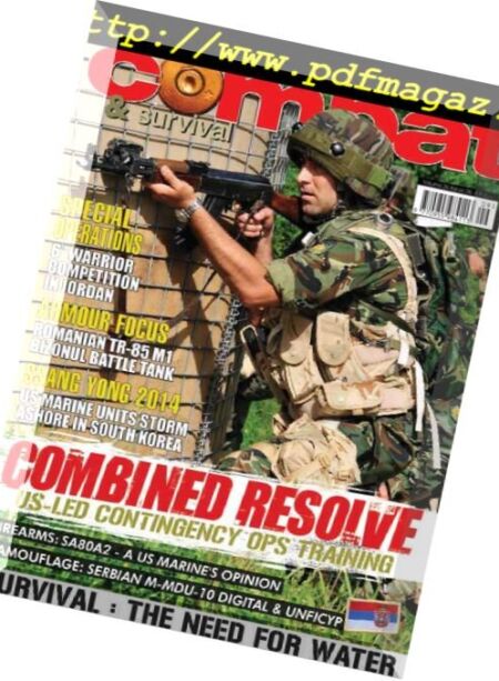 Combat & Survival – September 2014 Cover