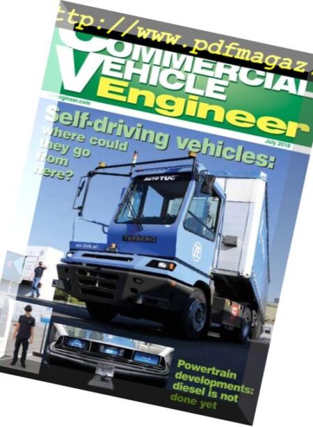 Commercial Vehicle Engineer – July 2018 Cover