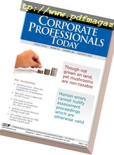 Corporate Professional Today – August 04, 2018 Cover