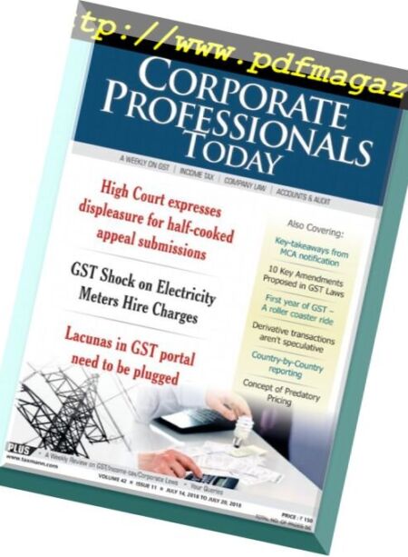 Corporate Professional Today – July 14, 2018 Cover
