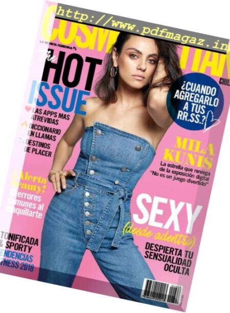Cosmopolitan Chile – agosto 2018 Cover