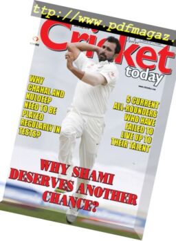 Cricket Today – 21 July 2018