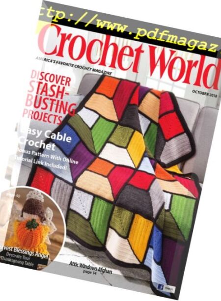 Crochet World – October 2018 Cover