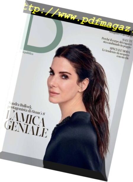 D la Repubblica – 21 Luglio 2018 Cover