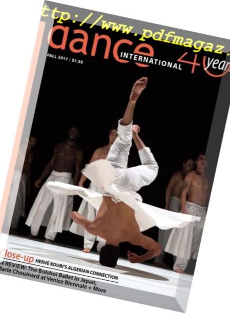 Dance International – August 2017 Cover