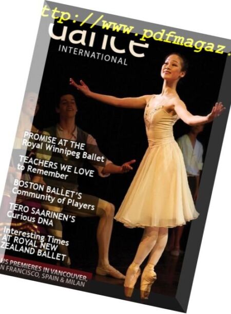 Dance International – August 2018 Cover