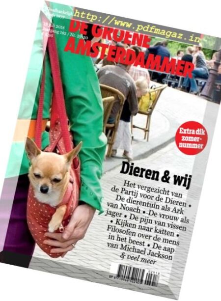 De Groene Amsterdammer – 20 juli 2018 Cover