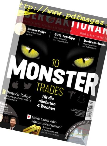 Der Aktionar – 27 Juli 2018 Cover