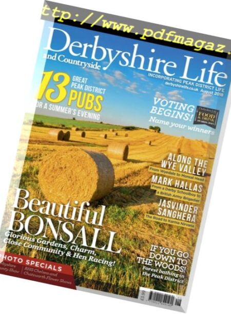 Derbyshire Life – August 2018 Cover
