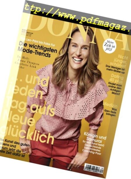 Donna – September 2018 Cover