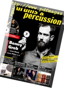 Drums Percussion – Juli-August 2014