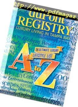 duPontRegistry Tampa Bay – July-August 2018