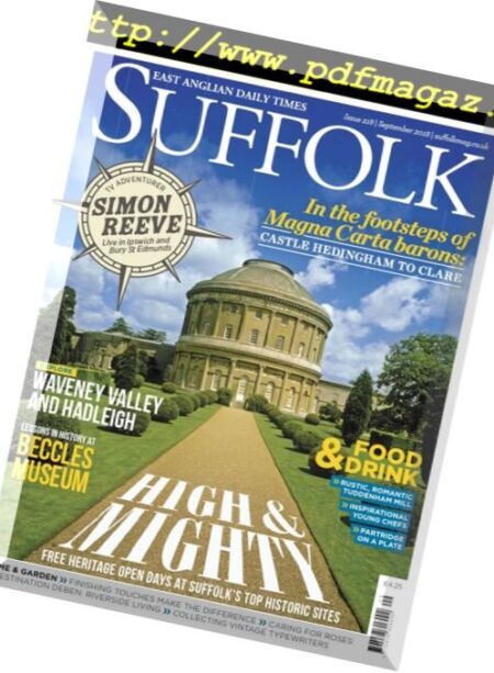 EADT Suffolk – September 2018 Cover