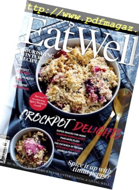 Eat Well – August 2018 Cover