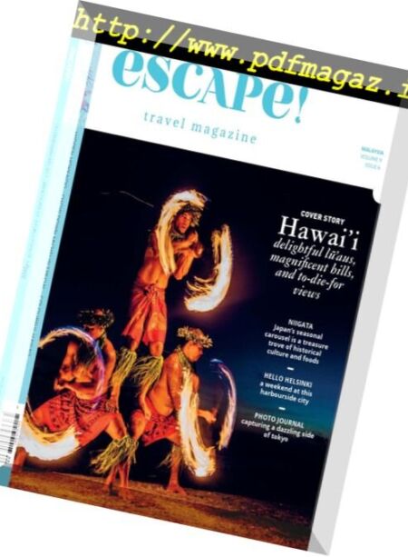 escape! Malaysia – December 2016 Cover