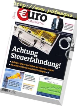 Euro am Sonntag – 1 September 2018