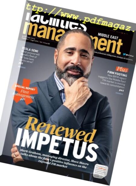 Facilities Management Middle East – August 2018 Cover
