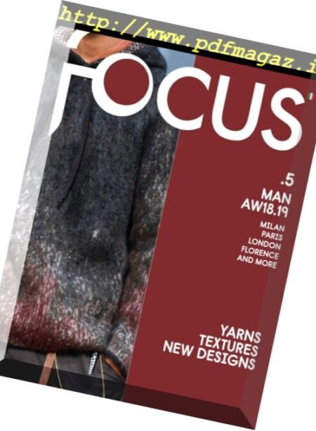 Fashion Focus Man Knitwear – September 2018 Cover