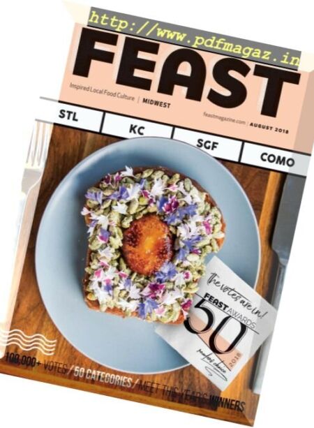 Feast Magazine – August 2018 Cover