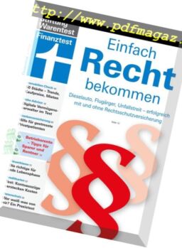 Finanztest – August 2018