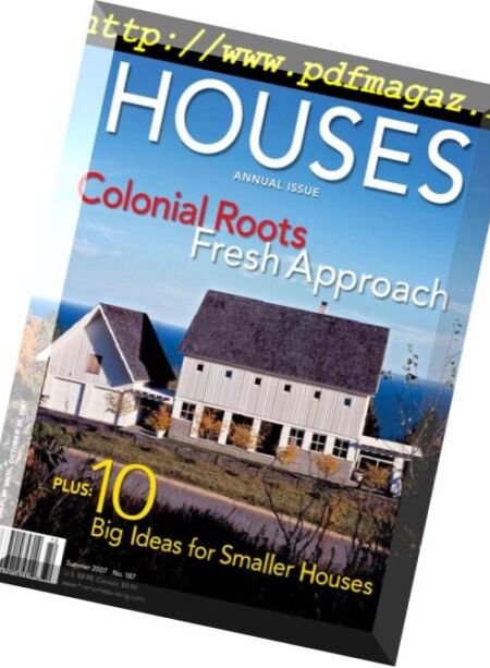 Fine Homebuilding Magazine – Issue 187, Spring-Summer 2007 Cover
