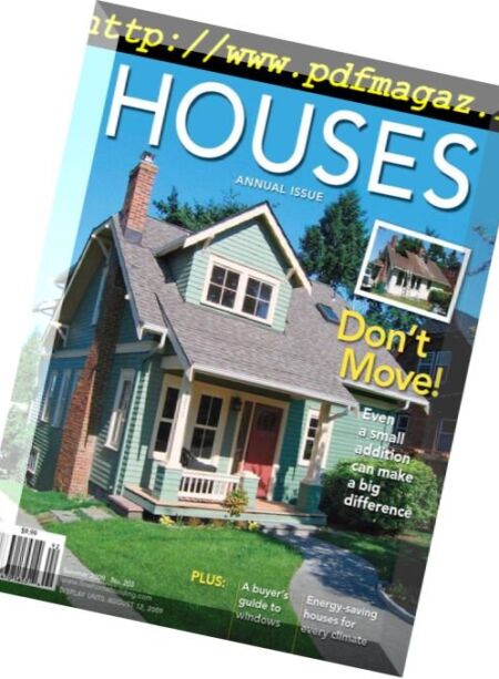 Fine Homebuilding Magazine – Issue 203, Spring-Summer 2009 Cover