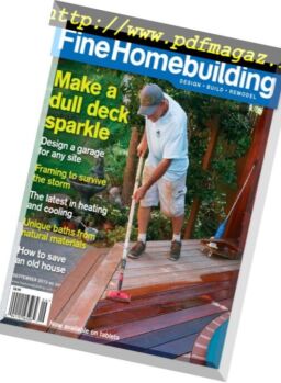 Fine Homebuilding Magazine – Issue 237, August-September 2013