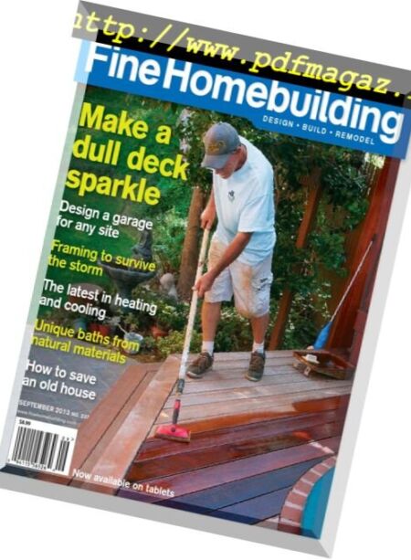Fine Homebuilding Magazine – Issue 237, August-September 2013 Cover