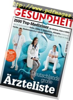 Focus Gesundheit – Juli-August 2014
