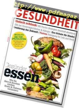 Focus Gesundheit – Juli-August 2015