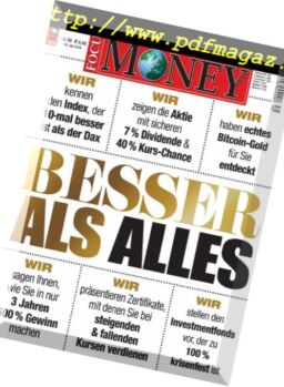 Focus Money – 18 Juli 2018