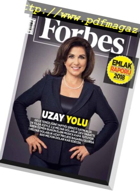 Forbes Turkey – Agustos 2018 Cover