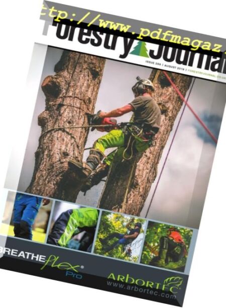 Forestry Journal – August 2018 Cover