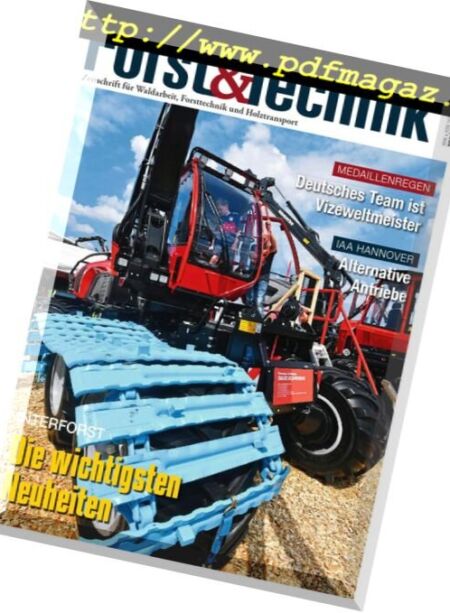 Forst & Technik – August 2018 Cover