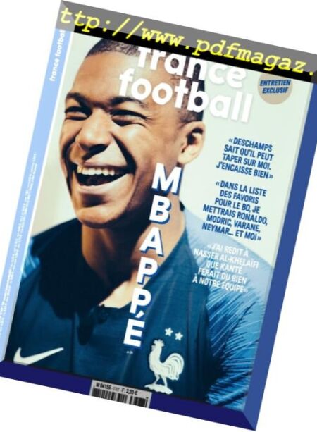 France Football – 24 juillet 2018 Cover