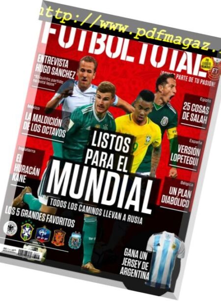 Futbol Total – junio 2018 Cover