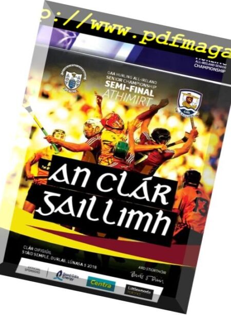 GAA Match Programmes – August 05, 2018 Cover