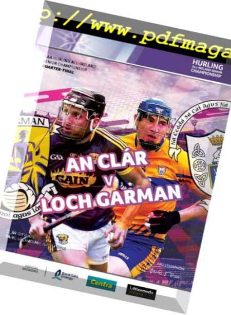 GAA Match Programmes – July 14, 2018 Cover