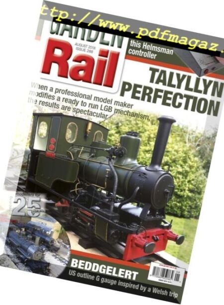 Garden Rail – August 2018 Cover