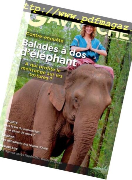 Gavroche – juillet 2018 Cover