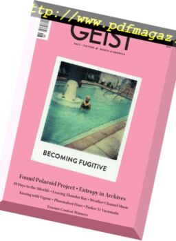 Geist Magazine – Spring 2018