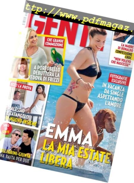 Gente Italia – 04 agosto 2018 Cover
