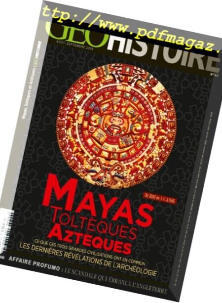 Geo Histoire – 25 juillet 2018 Cover